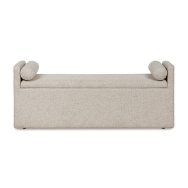 Galliden 62 Inch Dining Bench In Beige