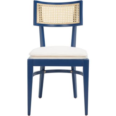 Galway Cane Dining Chair in Navy