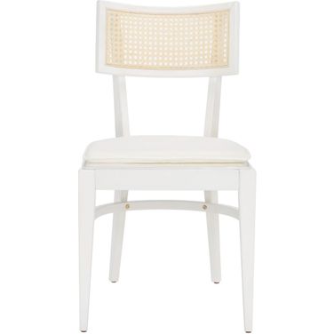 Galway Cane Dining Chair in White