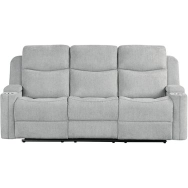 Galya Motion Sofa In Light Gray Chenille