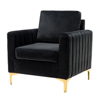 Ganymedes Club Chair In Black
