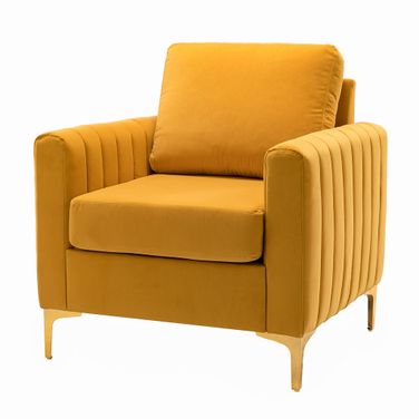 Ganymedes Club Chair In Mustard