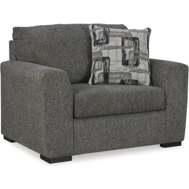 Gardiner Pewter Oversized Chair
