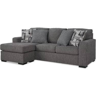 Gardiner Pewter Sofa Chaise