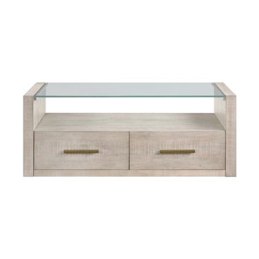 Garland Blonde Cocktail Table In Brown