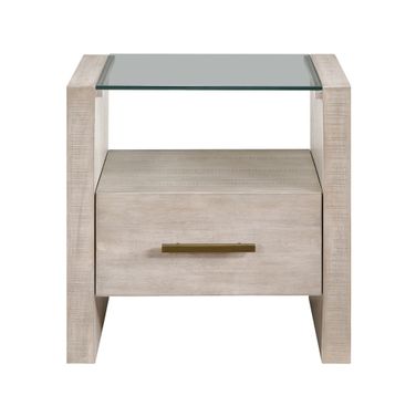 Garland Blonde End Table In Cream
