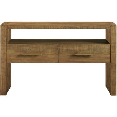 Garland Wood Top Sofa Table In Brown
