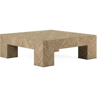 Garrison Square Cocktail Table In Brown