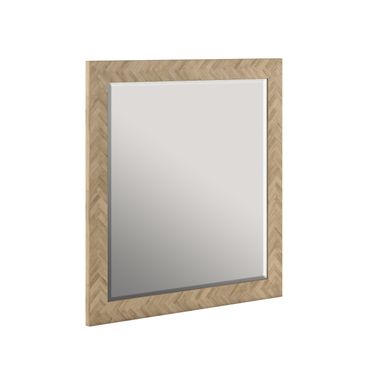 Garrison Square Mirror In Brown