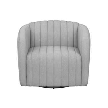 Garrison Swivel Lounge Chair In Liv Dove