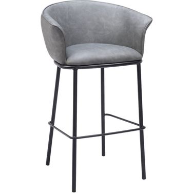 Garston Barstool In Gray