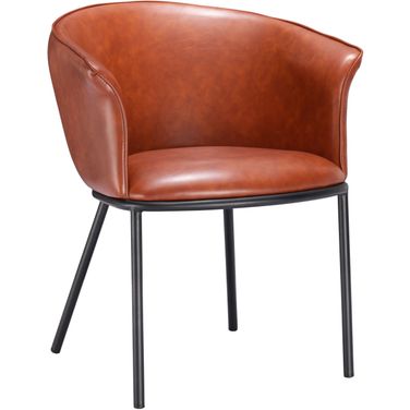 Garston Dining Chair In Brown
