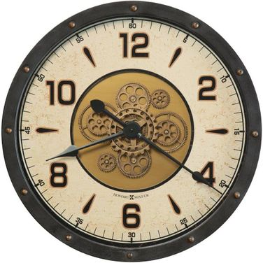 Garth Wall Clock In Charcoal