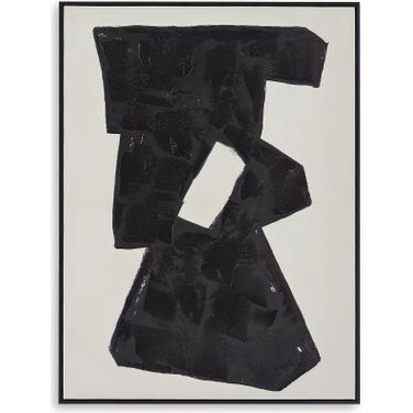 Garviery Wall Art In Black and Cream