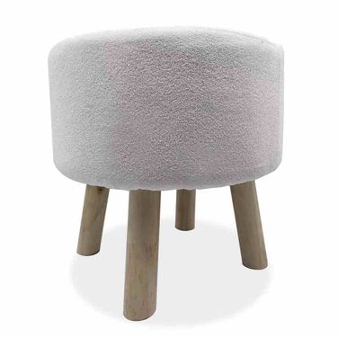 Gates Footstool Set of 2 In White and Natural