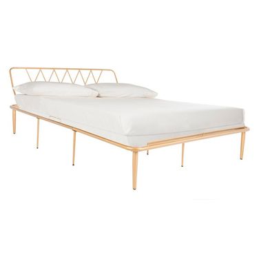 Gatsby Queen Bed in Gold