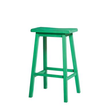 Gaucho Antique Green Bar Stool Set of 2