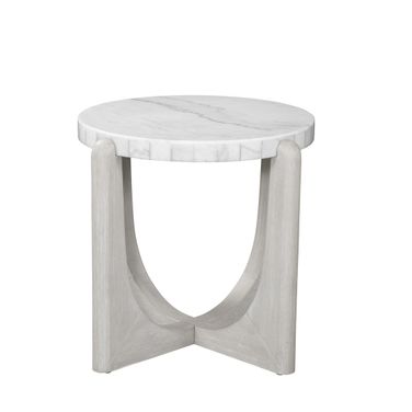 Gavin End Table In White