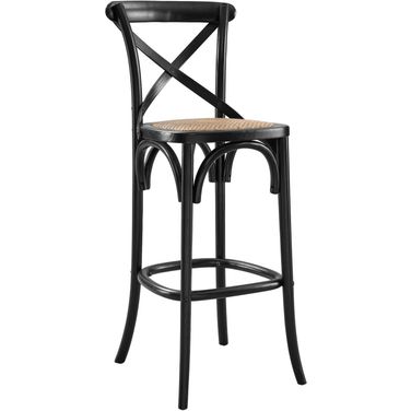 Gear Black Bar Stool