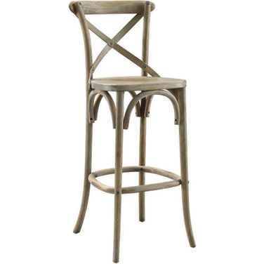 Gear Gray Bar Stool EEI-5563-GRY