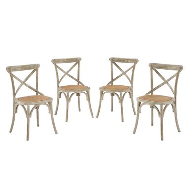 Gear Gray Dining Side Chair Set of 4