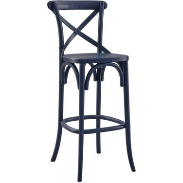 Gear Midnight Blue Bar Stool