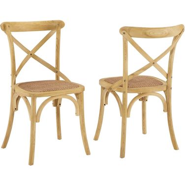 Gear Natural Dining Side Chair Set of 2