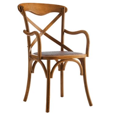Gear Walnut Dining Arm Chair EEI-1538-WAL