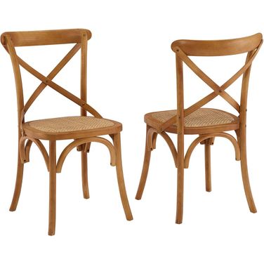Gear Walnut Dining Side Chair Set of 2 EEI-3481-WAL