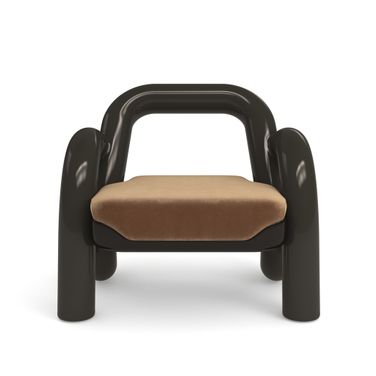 Gelee Accent Chair In Brown