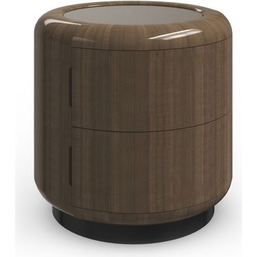 Gelee Round Accent Table In Brown