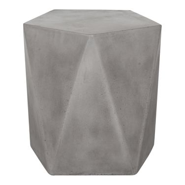 Gem Modern Dark Grey Outdoor Stool