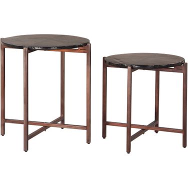 Gema 2-Piece Coffee Table Set In Bronze