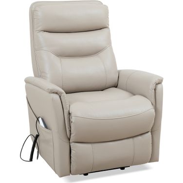 Gemini Power Lift Recliner With Articulating Headrest In Beige