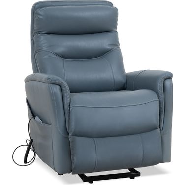 Gemini Power Lift Recliner with Articulating Headrest Set of 2 In Softy Azure