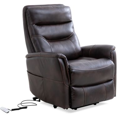 Gemini Power Lift Recliner with Articulating Headrest Set of 2 In Truffle