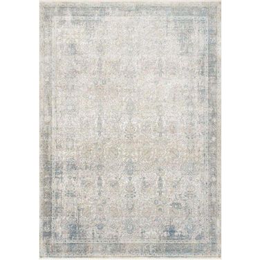 Gemma Sky/Ivory 2'8" x 12' Rug