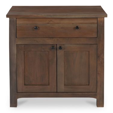 Gene Charging Nightstand In Dark Brown