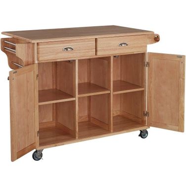 General Line Brown Kitchen Cart 5099-95