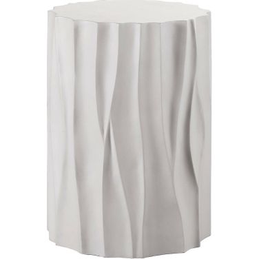 Geneva End Table In White