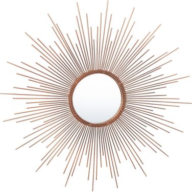 Genevieve Copper Sunburst Mirror
