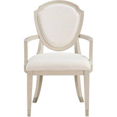 Genoa Arm Chair Set of 2 In Cream