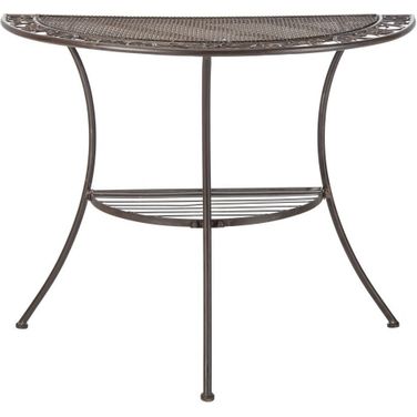 Genson End Table in Unearthed Rust