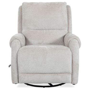 Gentry Manual Swivel Glider Recliner Set of 2 In Ecru Mist