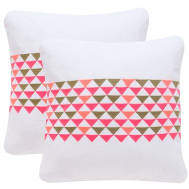 Geo Mountain Pillow Set of 2 in Multi DEC314B-1220-SET2