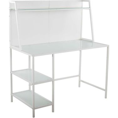 Geo Tier Desk In White