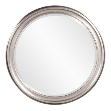 George Mirror In Bright Silver