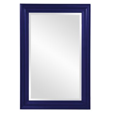 George Mirror In Glossy Navy
