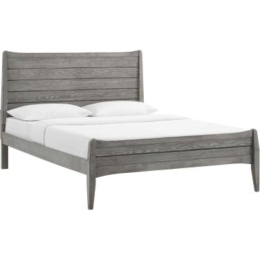 Georgia King Wood Platform Bed