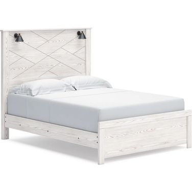 Gerridan White Queen Panel Bed